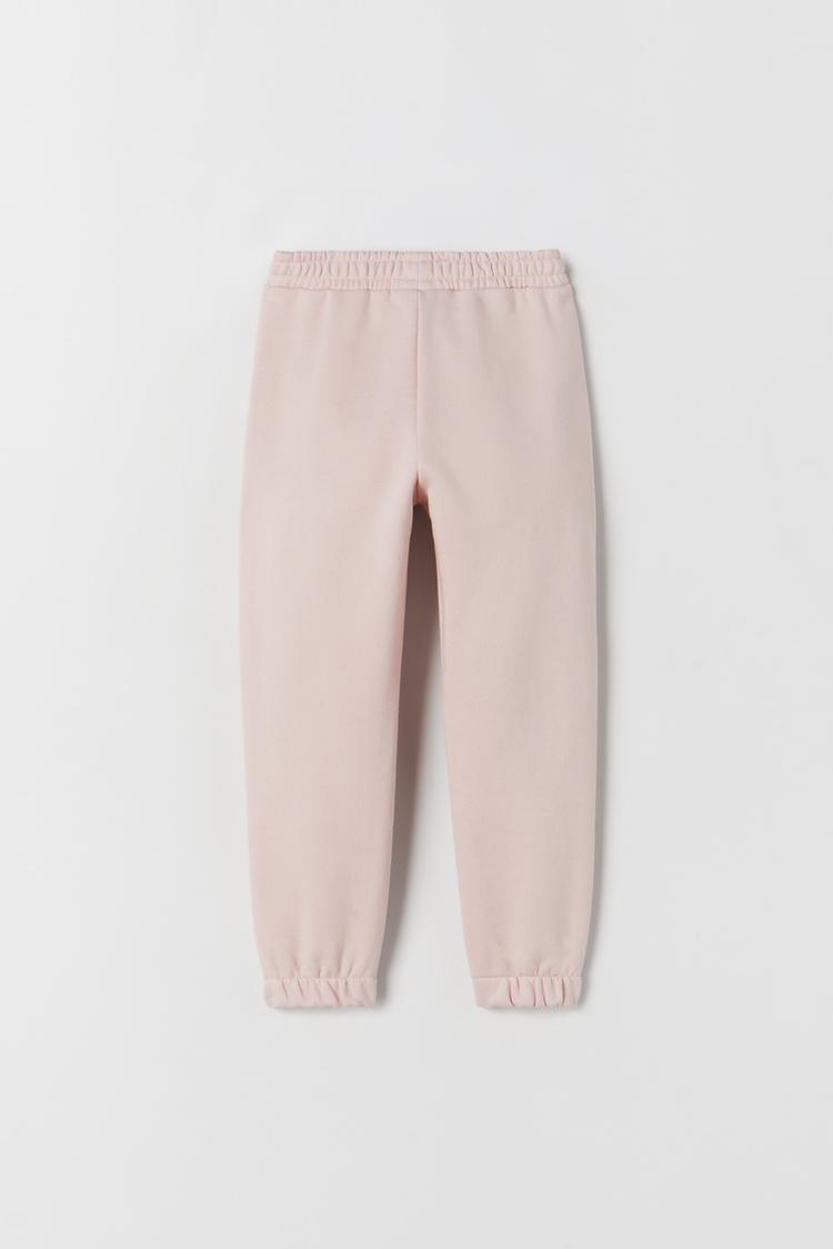 Plush jersey jogging trousers sale